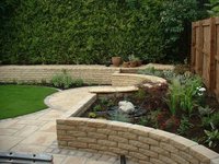 Walling Garden Stones Solid Surface
