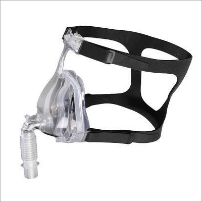 Nasal Mask - Silicone & Plastic , Adjustable Headgear with Soft Foam Cushion for Enhanced Comfort and Bacterial Protection