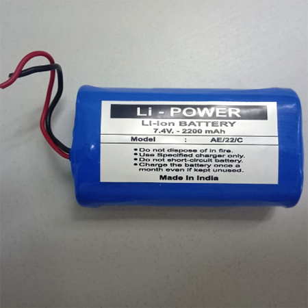 7.4V 2200mAh Li-ion Battery