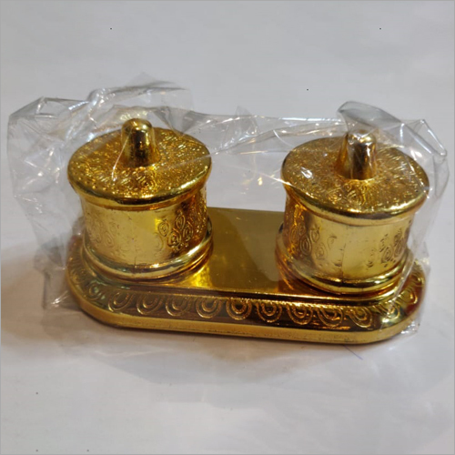 Brass Pickle Jar Set