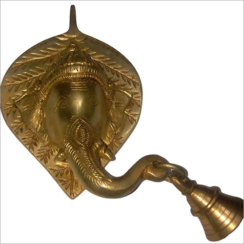 Brass Ganpati Wall Hanging Bell
