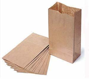 BROWN CRAFT PAPER BAGS FOR GROCERY MEDICAL AND FOOD CARRY