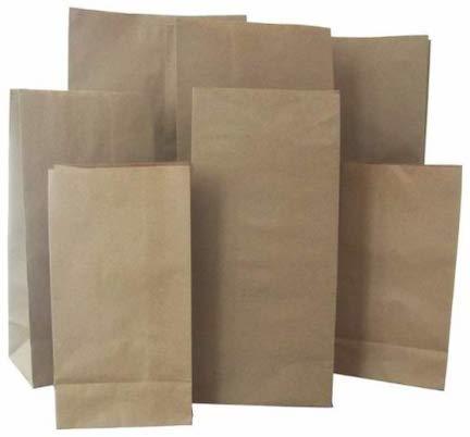 BROWN CRAFT PAPER BAGS FOR GROCERY MEDICAL AND FOOD CARRY