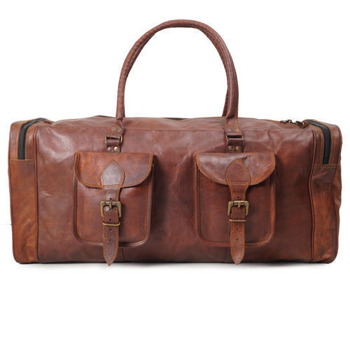 Ladies Leather Duffle Bags