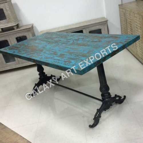 Industrial dining table
