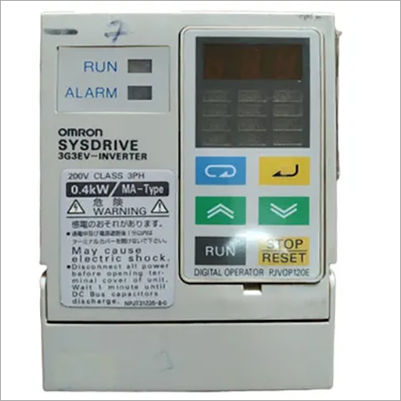 OMRON 3G3EV-INVERTER - 200V 400W 3HP | White Color Omron Functionality Suitable for Various Applications