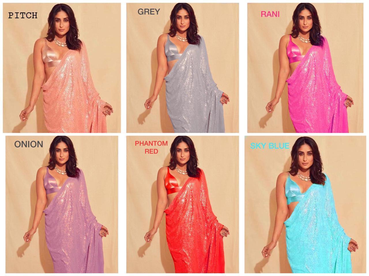 Bollywood celebrities Designer Saree