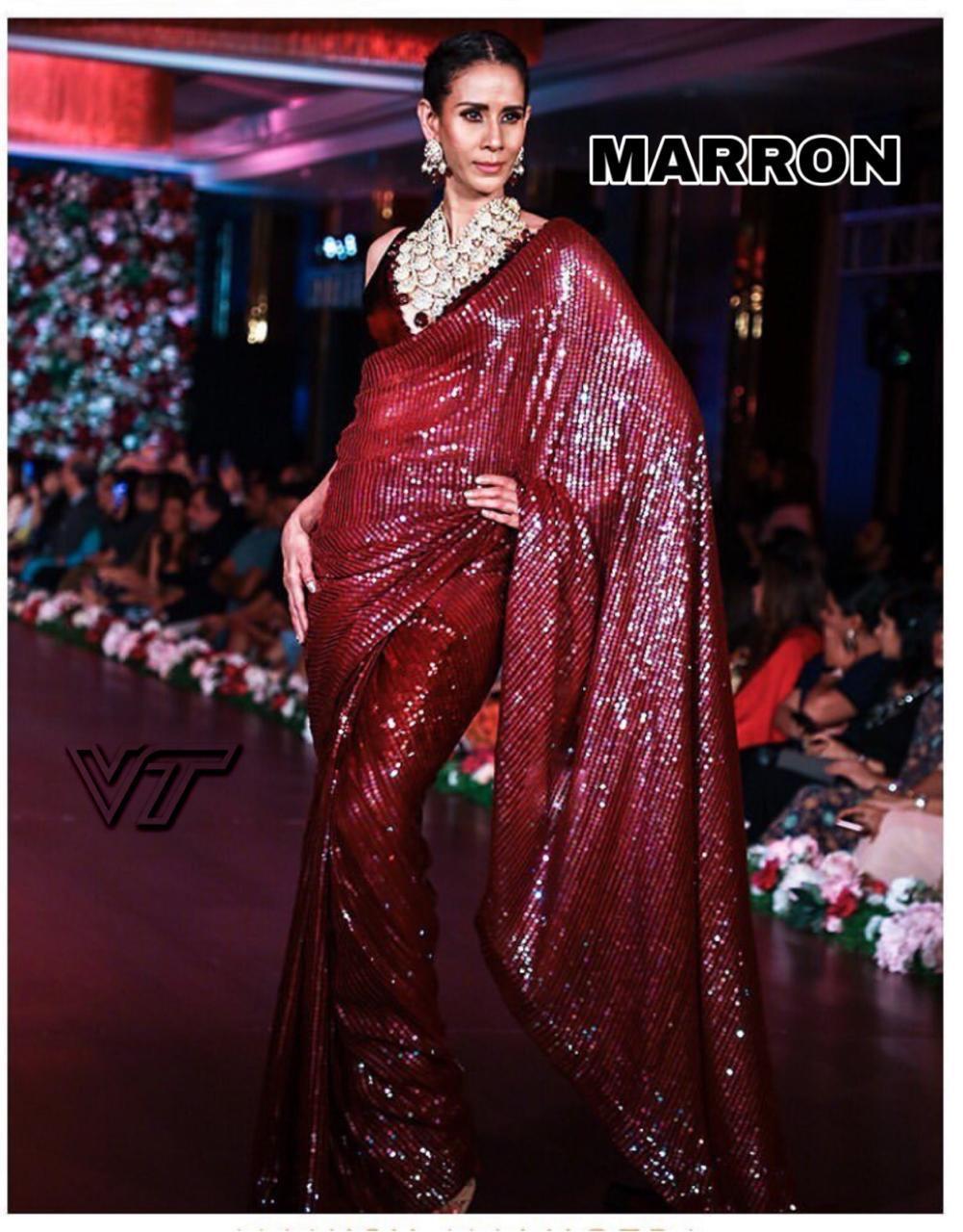 Bollywood celebrities Designer Saree