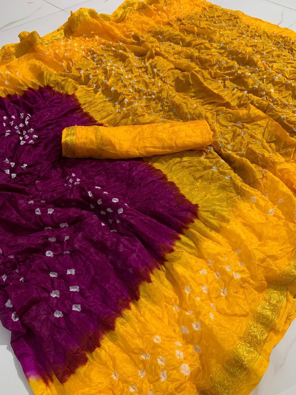 BANDHEJ BANDHNI SAREE