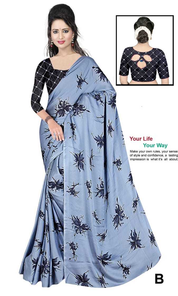 BIJALI SILKY CHIFFON SAREE