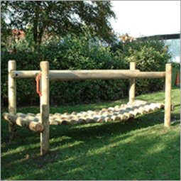 Outdoor Playground Balancing Bridge Size: Customized As Per Order
