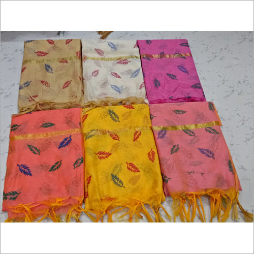 Designer Chanderi Cotton Dupatta