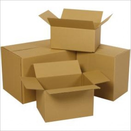 Plain Corrugated Carton Box - Brown, 7x6x2 Inches | Matt Surface Finish, Available in Multiple Sizes