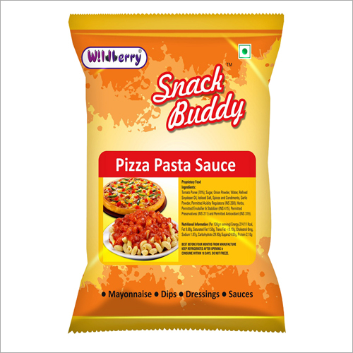 Pizza Pasta Sauce - Thick Liquid, Sour & Salty Flavor | Hygienically Prepared with Essential Minerals, Leak-Proof Pouch for Home Cooking