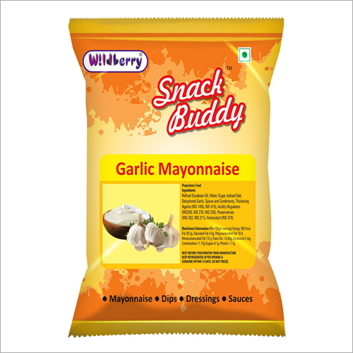 Garlic Mayonnaise - Cream, 6 Months Shelf Life | Mild Fragrance, Smooth Texture, Versatile for Dishes, Ideal for Cooking and Dipping