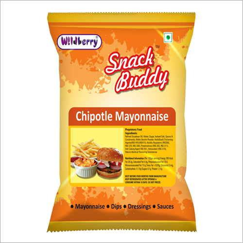 Chipotle Mayonnaise - Cream, 6-Month Shelf Life | Smooth Texture, Sugar-Free, Ideal for Dips, Toppings, and Food Presentation