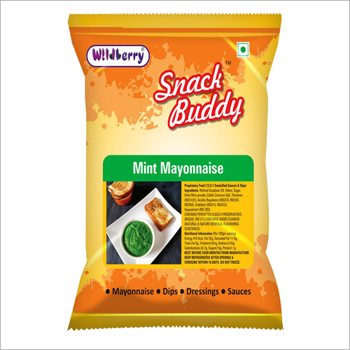 Mint Mayonnaise - Creamy Texture, 6 Months Shelf Life , Ideal for Sandwiches, Salads, Dips and More with Refreshing Mint Flavor