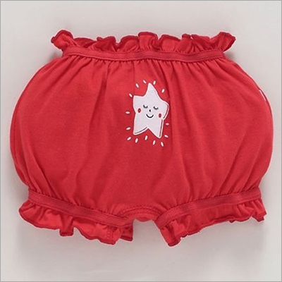 Available In Multi Color Girls Red Cotton Bloomer