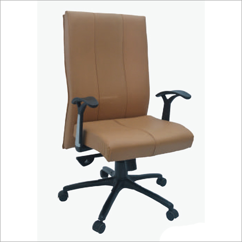 Genuine Leather Director Chair No Assembly Required
