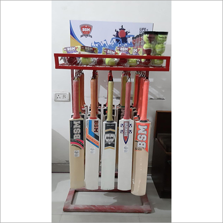 Cricket Bat and Tennis Ball Square Shape Display Stand By BUCHI SPORTS