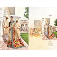 Elegant Heavy Embroidered Silk Saree - Unstitched Blouse, Available In Multiple Colors For All Seasons