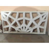 Grc Jali - White Grc And Frp Material, 3/4 Kg/sq Ft Weight | Modern Style, Fine Finish, Easy To Clean