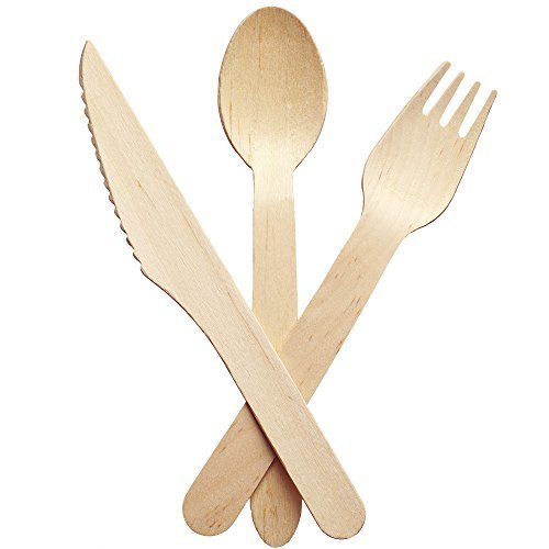 Wooden Spoon, Fork and Knife