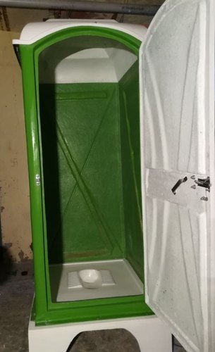Green Single Seater Mobile Toilet