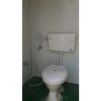 Western Style Single Seated Toilet Cabin