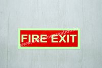 Photoluminescent Emergency Exit Signs