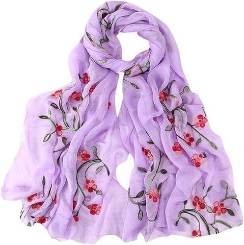 Embroidered scarves