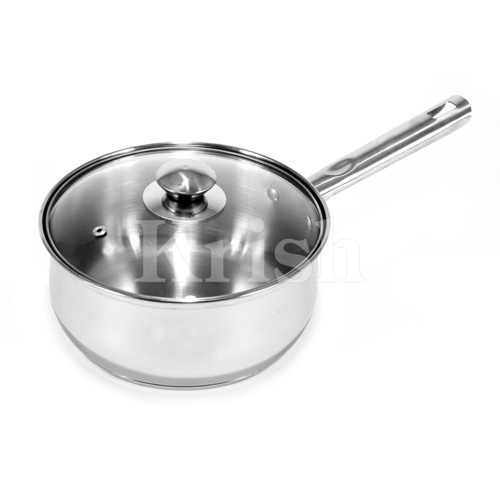 Encapsulated Regular Sauce Pan With Steel Handle