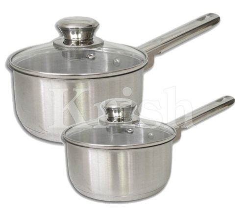 Encapsulated Regular Sauce Pan with Riveted Steel Handle