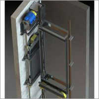 Mrl Gearless Mc Car Frame - Metal Material, Ac Drive Type, Electrical Power Supply | Durable Build With 1 Year Warranty