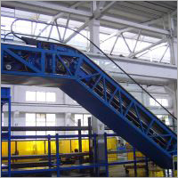 Commercial Escalator - Metal AC Drive Type | Electrical Goods Elevator for Passenger Loading