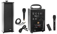 40 Watts Portable System With Cordless Mike & 1 External Speaker