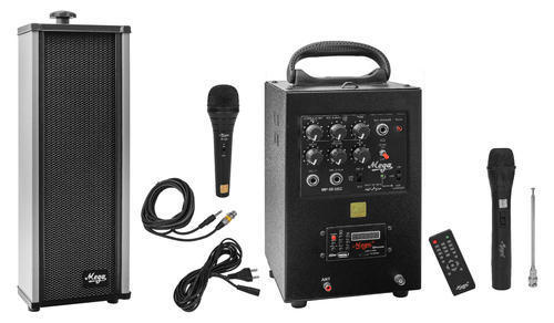 40 Watts Portable System Cordless Mike, Echo,Bluetooth,USB, Recording With 1 External Speaker