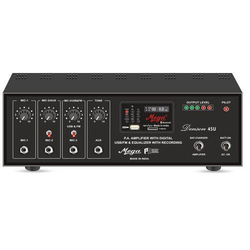 45 W Power Amplifier With USB, Bluetooth & Recording Facility