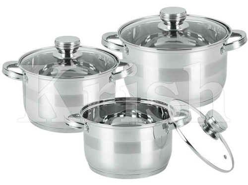 Encapsulated Professional Measuring Casserole with Glass Lid
