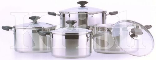 Encapsulated Two Tone Casserole With Riveted Wire Handle - Color: As Per Requirement