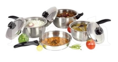 Encapsulated Millennium Cookware Set with Steel Handles-7/8/110/12 Pcs Set