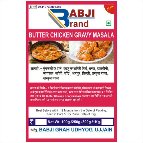 Butter Chicken Gravy Masala