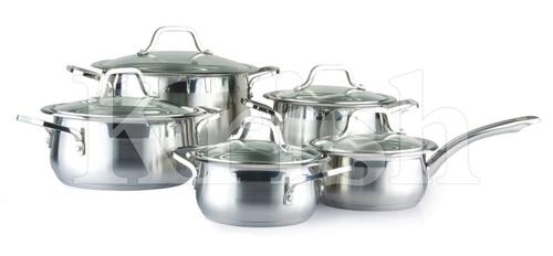 Encapsulated Classic Cookware set with Steel Handles 1/8/10/12 Pcs Set