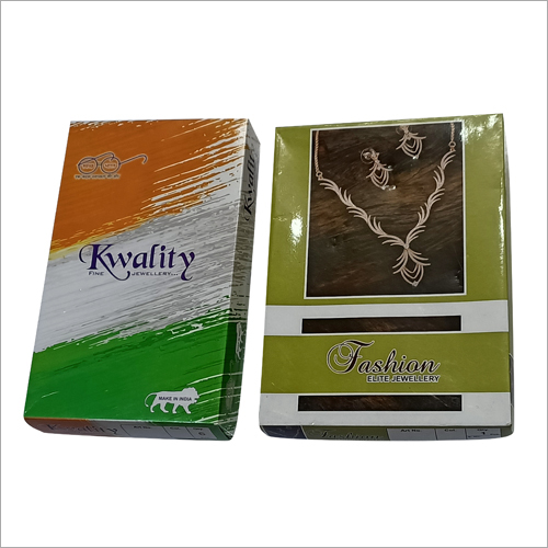 Rectangular Necklace Paper Packaging Box