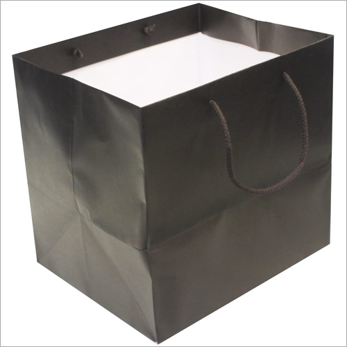 Available In Different Color Plain Loop Handle Paper Carry Bag