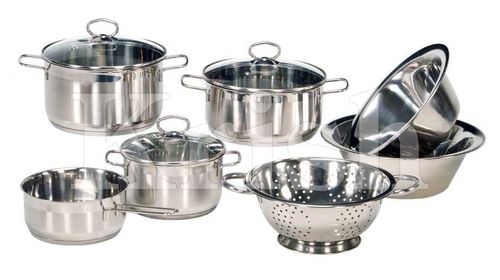 Encapsulated Pro Chef Cookware Set -10 Pcs - Color: As Per Requirement