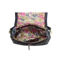 Leather Shoulder Bag Snake Printed