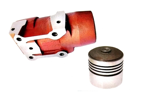 Ram Cylinder With Piston Red 76mm
