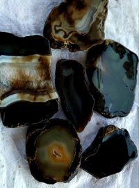 Multi Color Agate Stone High Polished Slice and tea coster plates