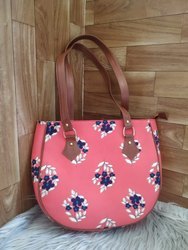 Round Tote Hand Bags